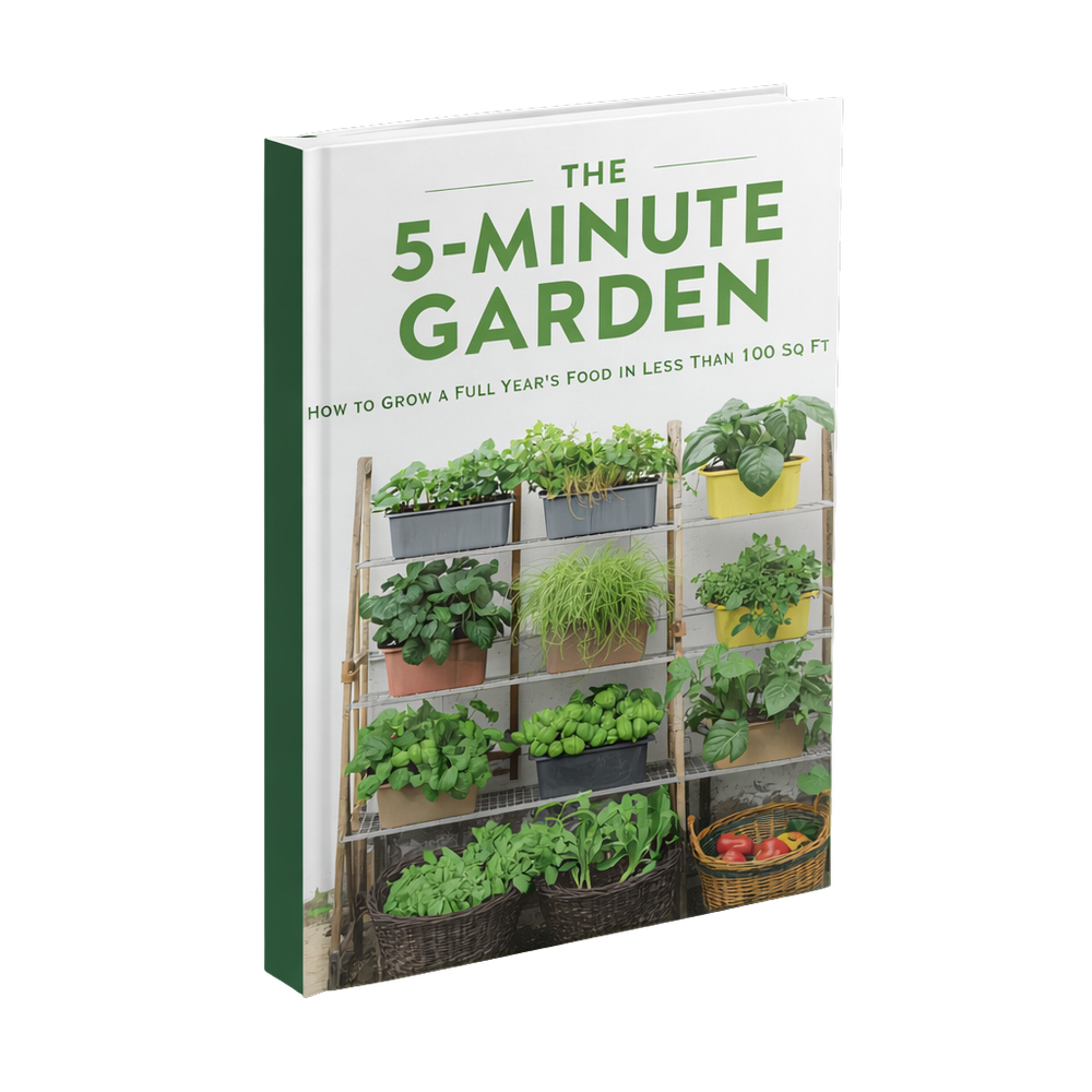 The 5-Minute Garden Book Cover